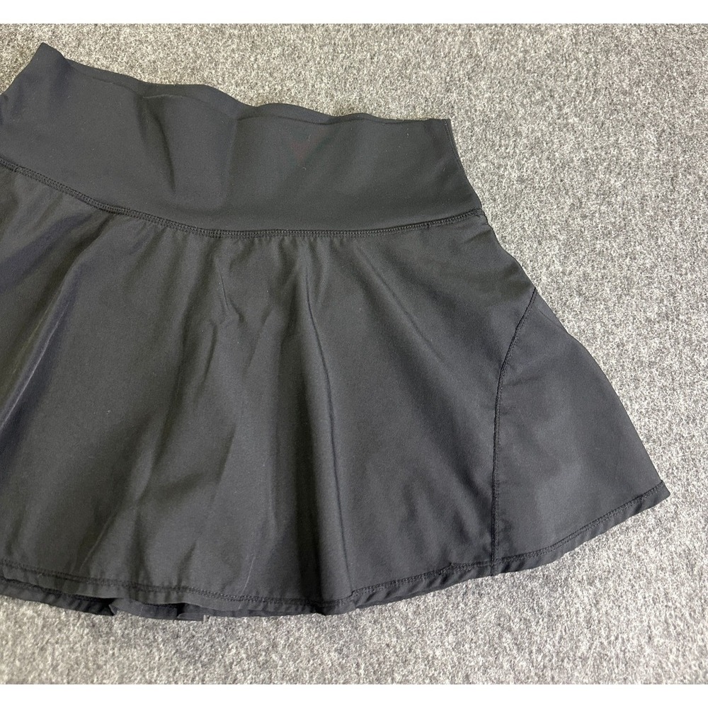 Buc-ee's Skort Skirt + Shorts Pocket Size Medium Black Tennis Pickleball Golf - Picture 7 of 12